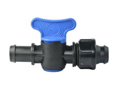 22x22 YASSI MİNİ VANA SOMUNLU Ø22 mm