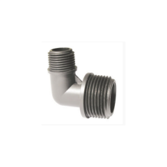 1 1/4''*1''PP DİŞLİ  REDUKSIYON DIRSEK ERKEK-ERKEK