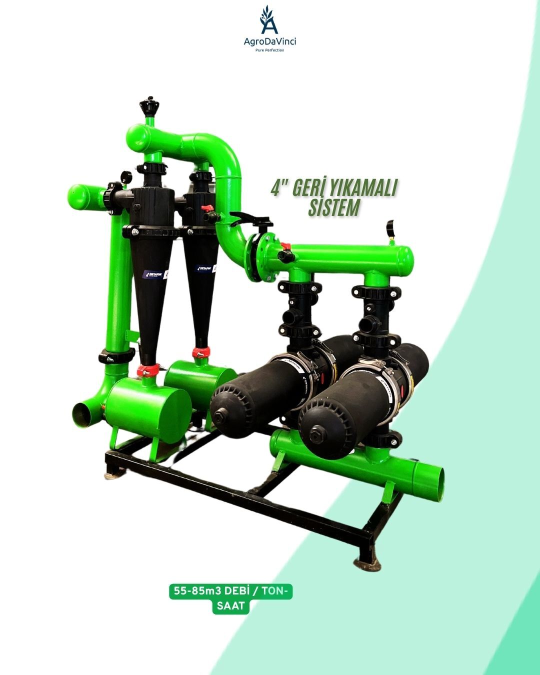 4'' GERİ YIKAMALI SİSTEM FİLTRE